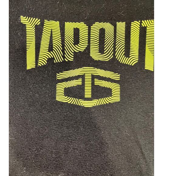 Men’s Tapout 2XL Black Logo Short Sleeve T-Shirt – Excellent Condition - Picture 4 of 10